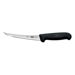 Nóż do trybowania, czarny, 15 cm - Victorinox