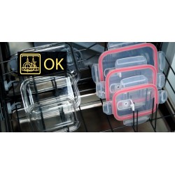 Pojemnik na żywność, 0.6 l, prostokątny - Tescoma FRESHBOX Glass